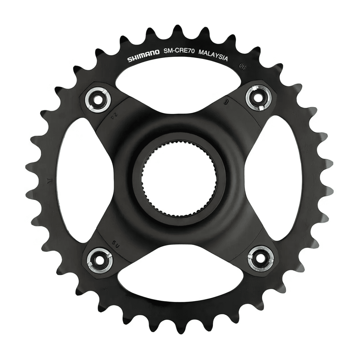 COROA ENGRENAGEM SHIMANO STEPS SM-CRE80-12-B 36D PTO 12V