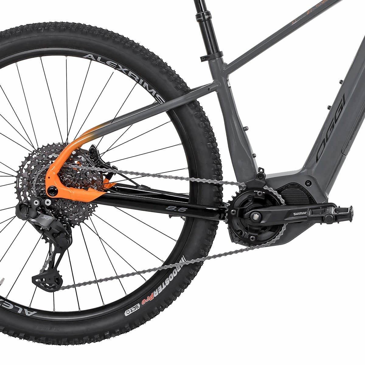 BIC ELETRICA OGGI 29 BW 8.6 EP6 CUES/XT DI2 11V CINZA/PTO/LAR M 2024