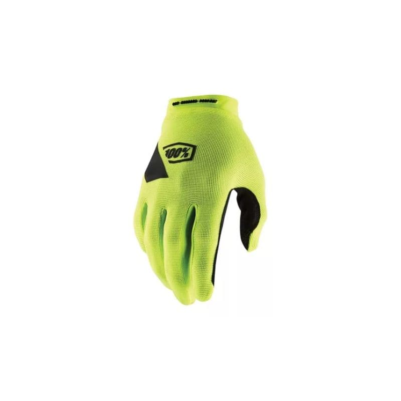 LUVA 100% RIDECAMP GLOVES AMARELO FLUORESCENTE TAMANHOS G AMARELO FLUOR