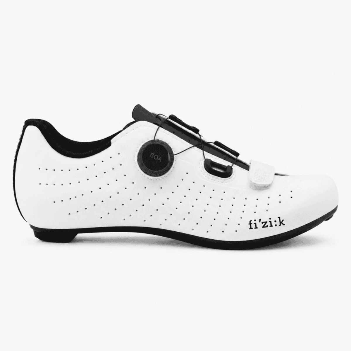SAPATILHA FIZIK TEMPO R5 OVERCURVE BRANCA COM PRETO VARIAÇÕES