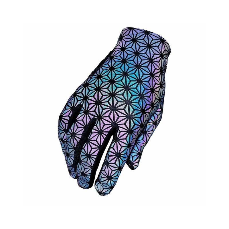 PAR DE LUVAS SUPACAZ DEDO LONGO OIL SLICK TAMANHO P P