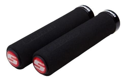 MANOPLA SRAM LOCKING GRIP CONTOUR ESPUMA PRETA TRAVA