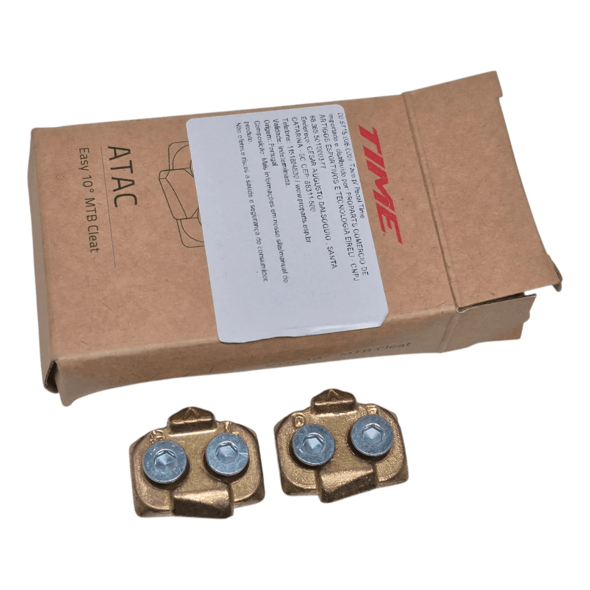 TACO PARA PEDAL TIME ATAC 10 GRAUS DOURADO