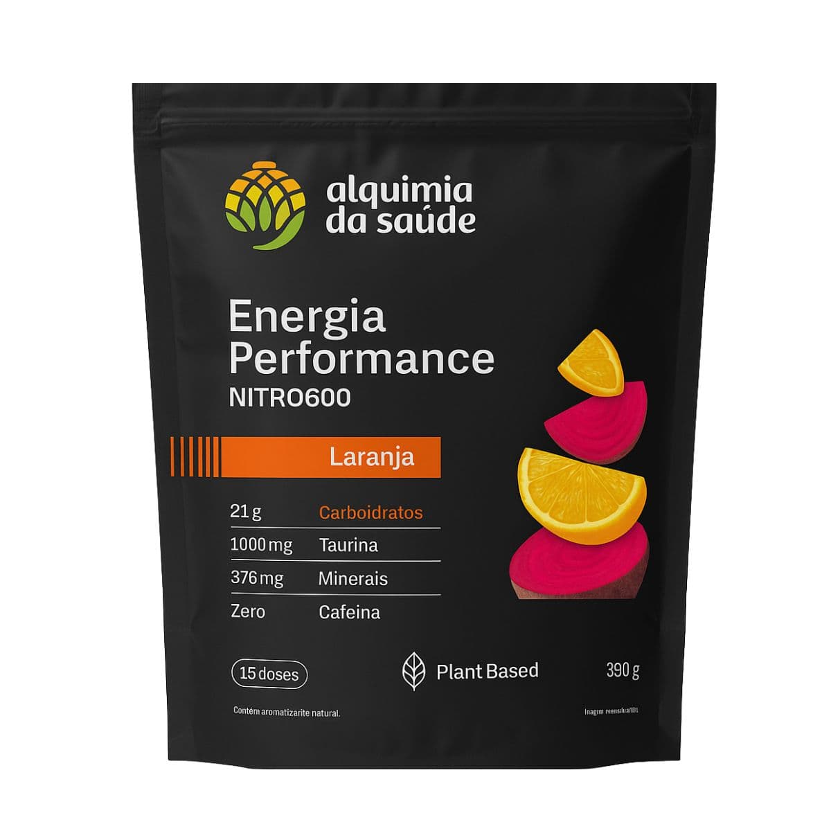 ENERGIA PERFORMANCE NITRO 600 ALQUIMIA DA SAUDE 390G