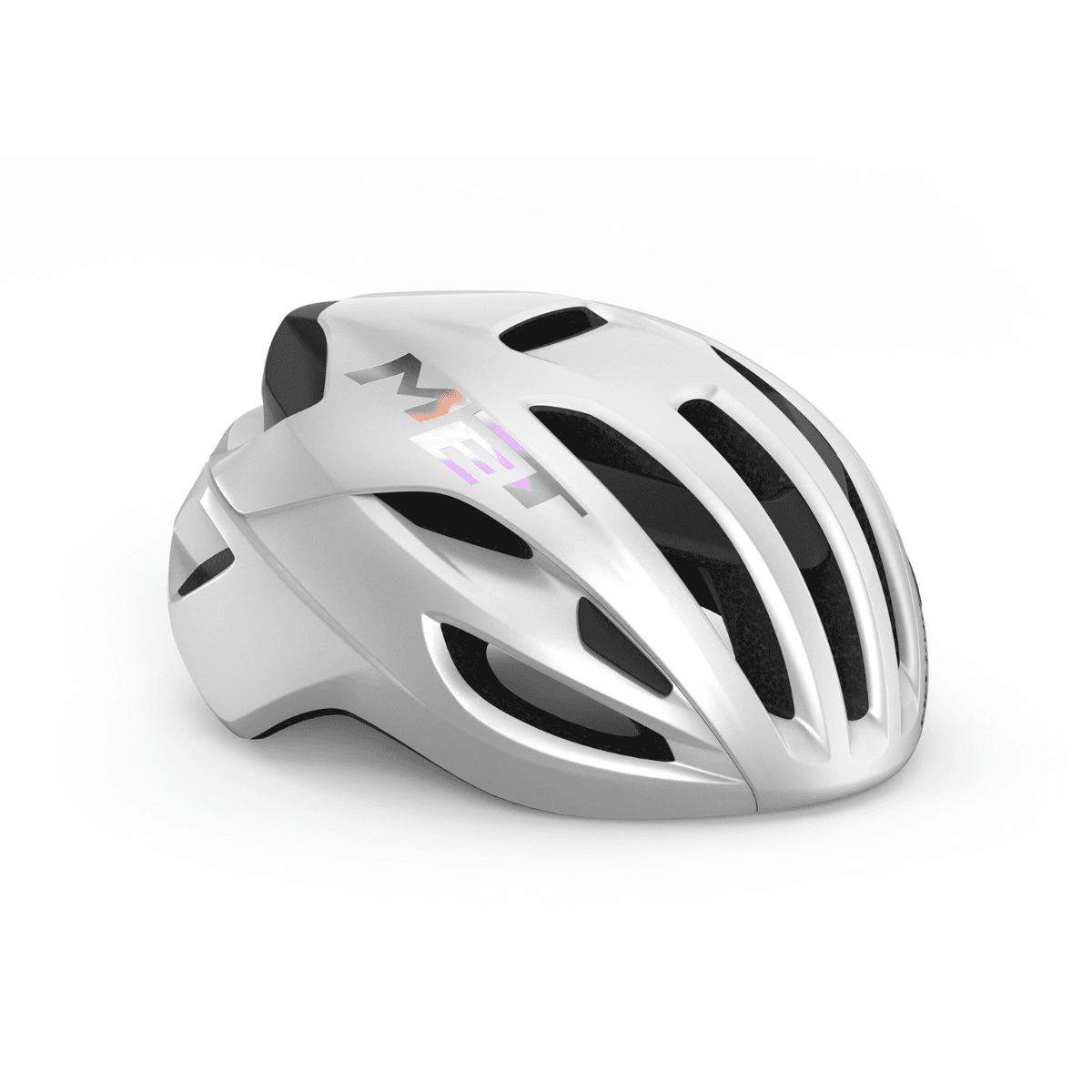 CAPACETE MET ROAD RIVALE MIPS BRANCO HOLOGRAFICO TAM M (56-58)