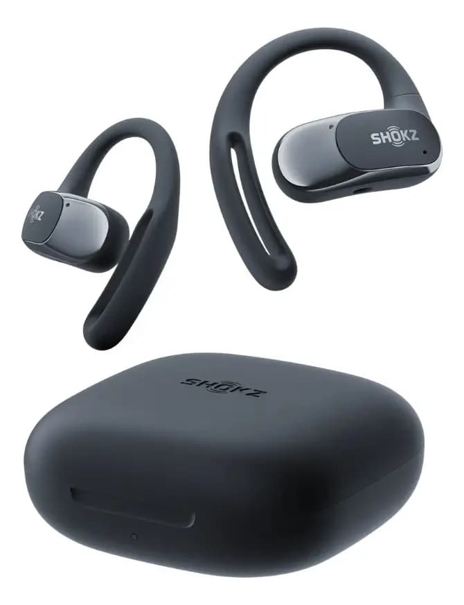 FONE DE OUVIDO ABERTO SHOKZ OPENFIT AIR PRETO