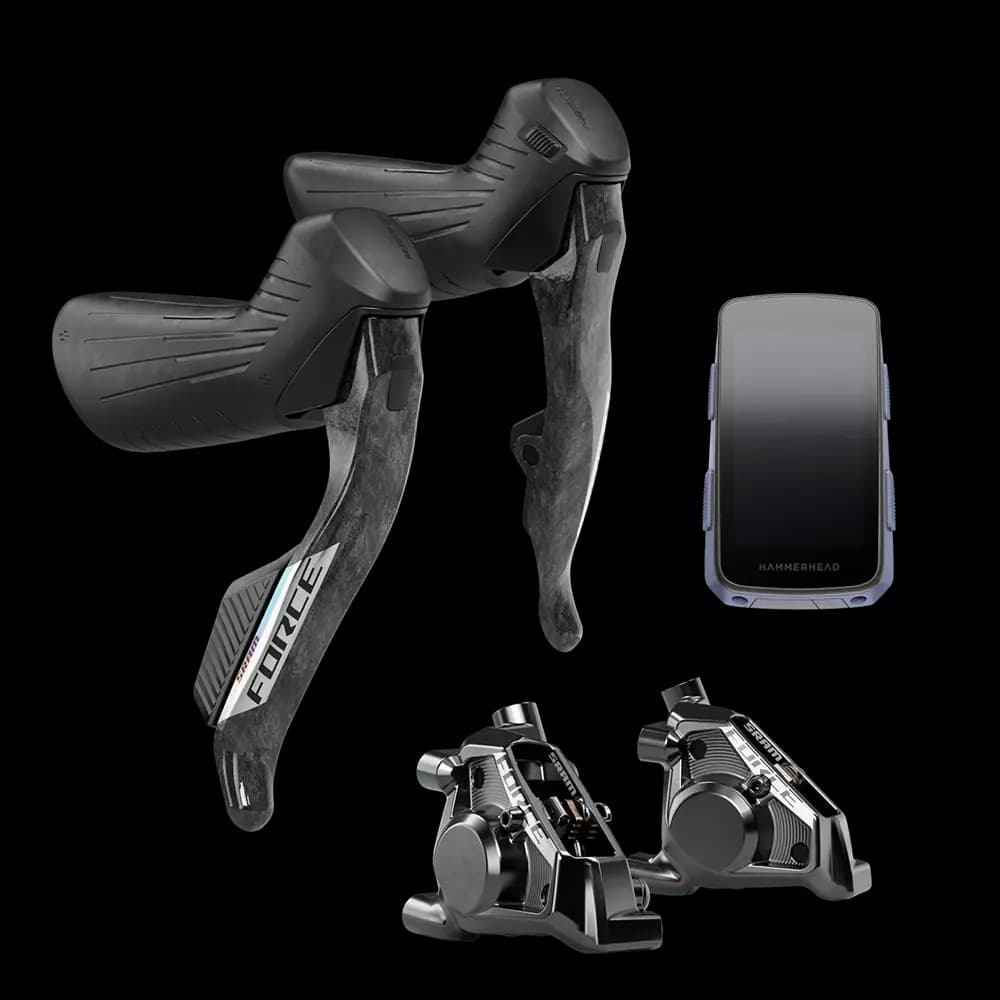 KIT UPGRADE SRAM FORCE AXS E1 FREIOS D + HAMMERHEAD KAROO