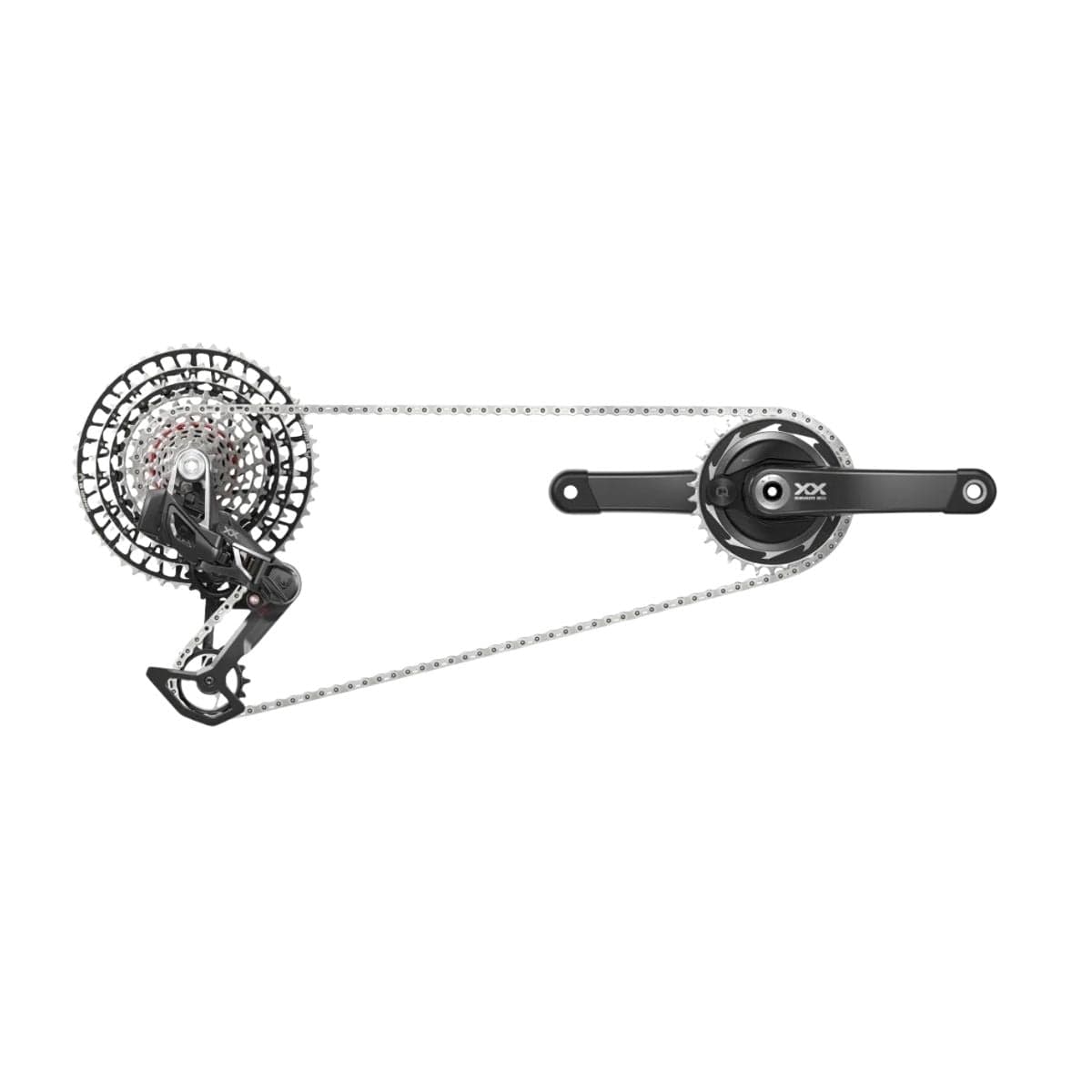 GRUPO SRAM XX SL T-TYPE EAGLE AXS MED DE POTENCIA 34T 175MM