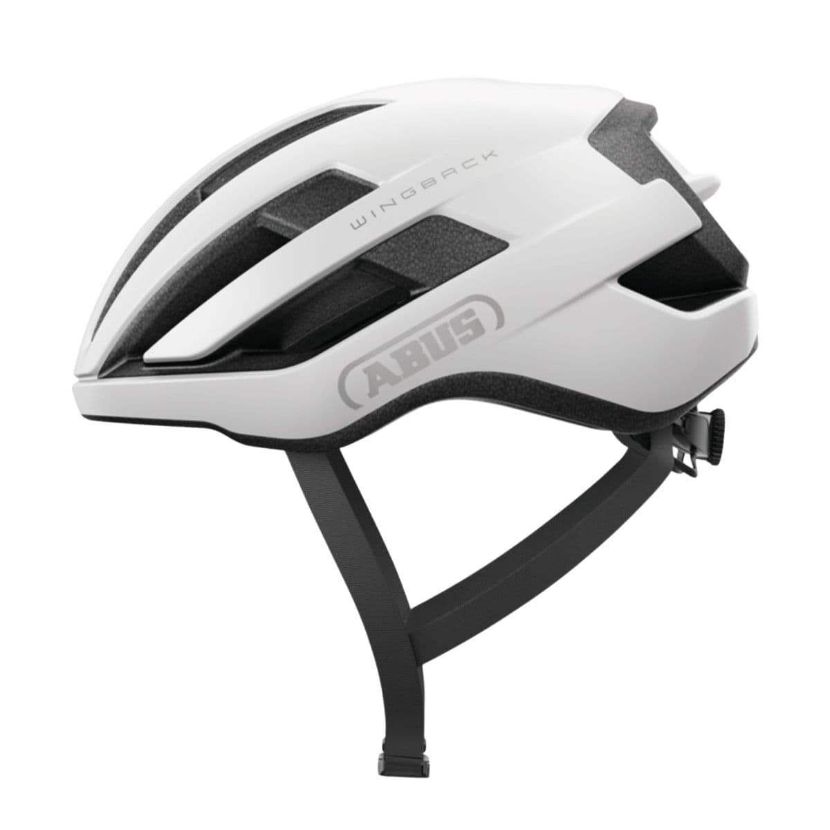 CAPACETE ABUS WINGBACK BRANCO POLAR TAM P 51 55 CM