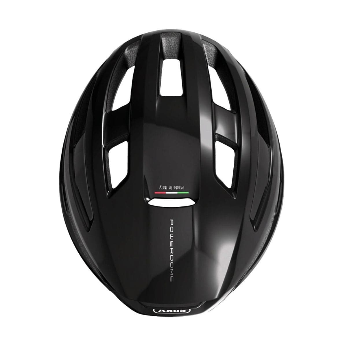 CAPACETE ABUS POWERDOME PRETO BRILHANTE TAM M