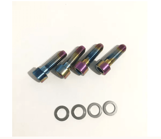 KIT 4 PARAFUSOS M6 X 25 X 1.0 PASSO RAINBOW 25X1.0MM RAINBOW