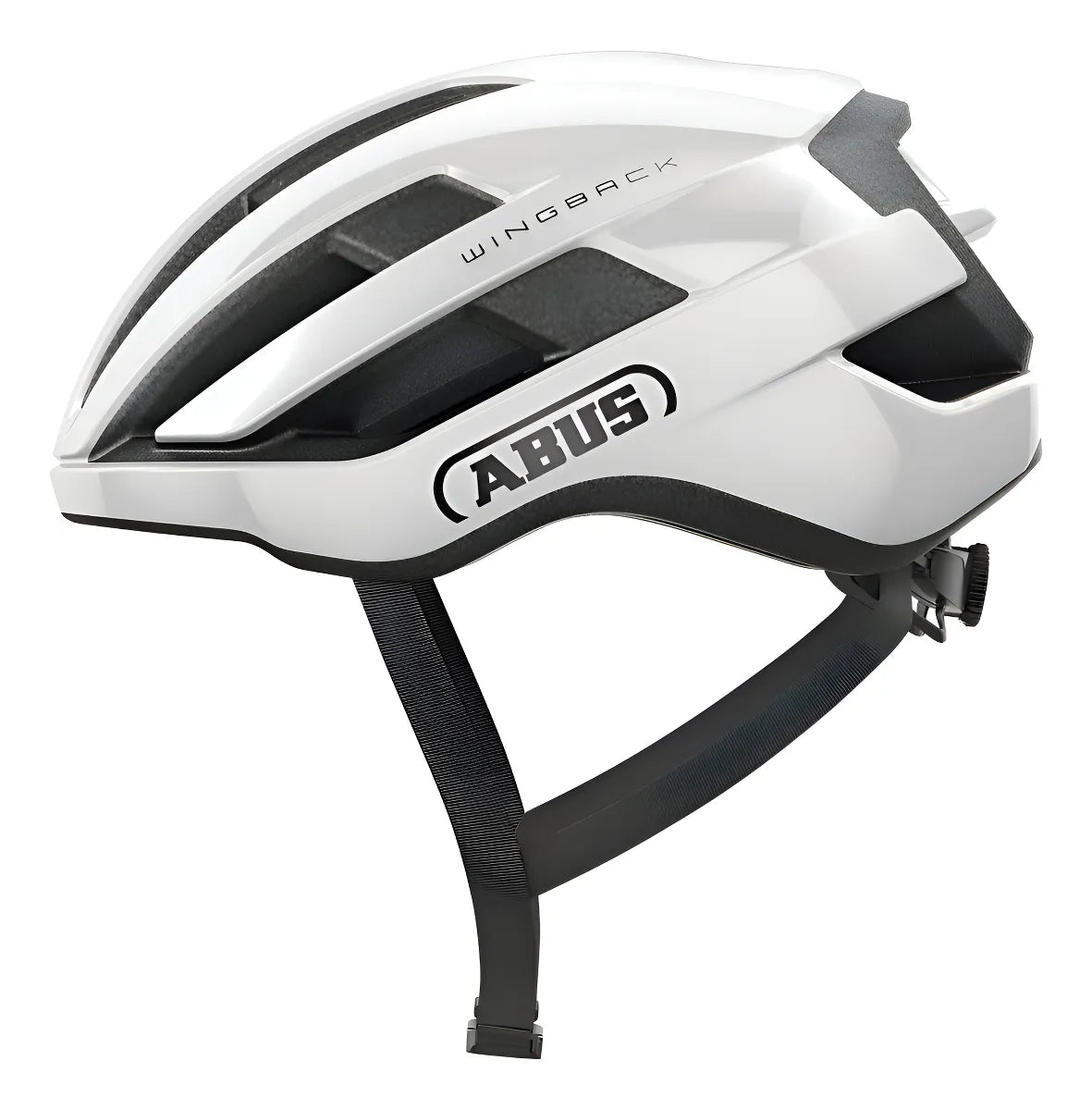CAPACETE ABUS WINGBACK BRANCO BRILHANTE TAM P
