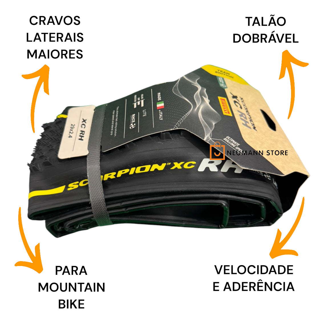 PNEU PIRELLI SCORPION RACE XC RH LITE 29X2.40
