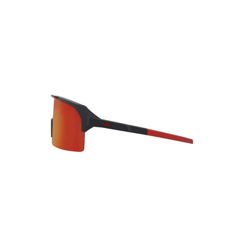 OCULOS HB EDGE FILTRO 3 UV CINZA ESCURO/VERMELHO C/ LENTE LARANJA