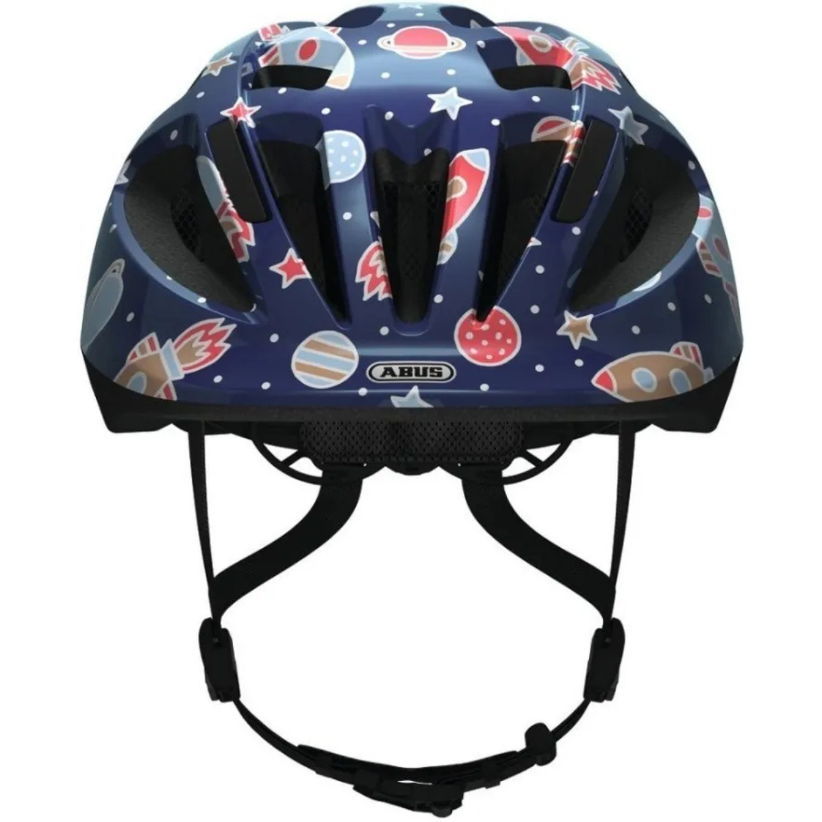 CAPACETE CICLISMO ABUS SMOOTY 2 0 KIDS AZUL ESPACO SIDERAL TAM M 50 55 CM