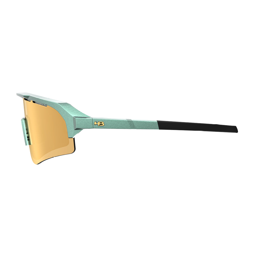 OCULOS HB EDGE S M METALLIC GREEN GOLD CHROME