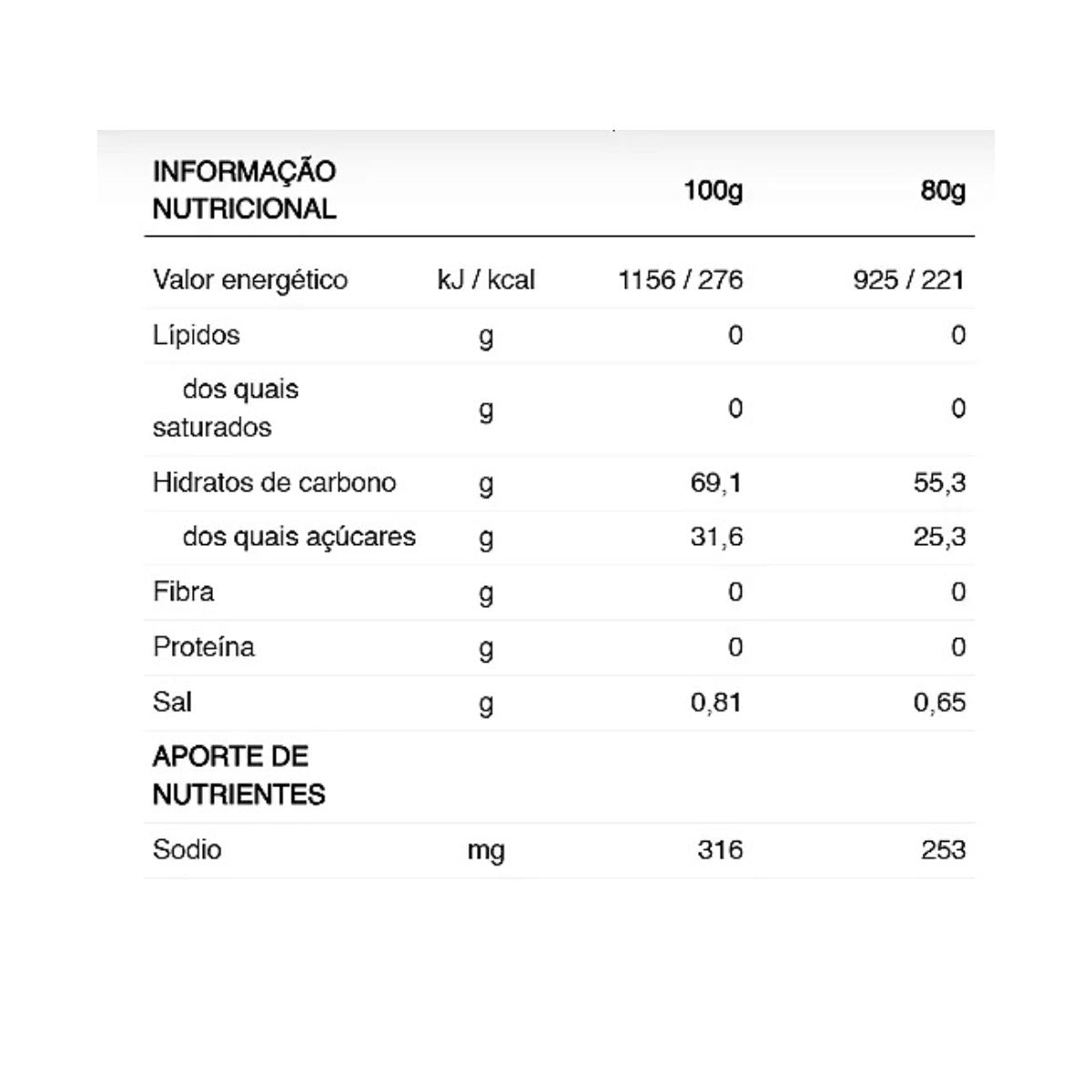 GEL 226ERS HIGH FRUCTOSE GEL 80GR AMENDOIN (SPECULOOS)