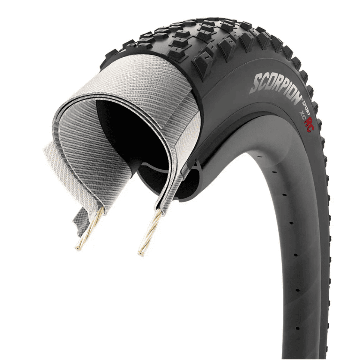 PNEU PIRELLI SCORPION 29X2.4 SPORT XC RC ESCRITO BRANCO