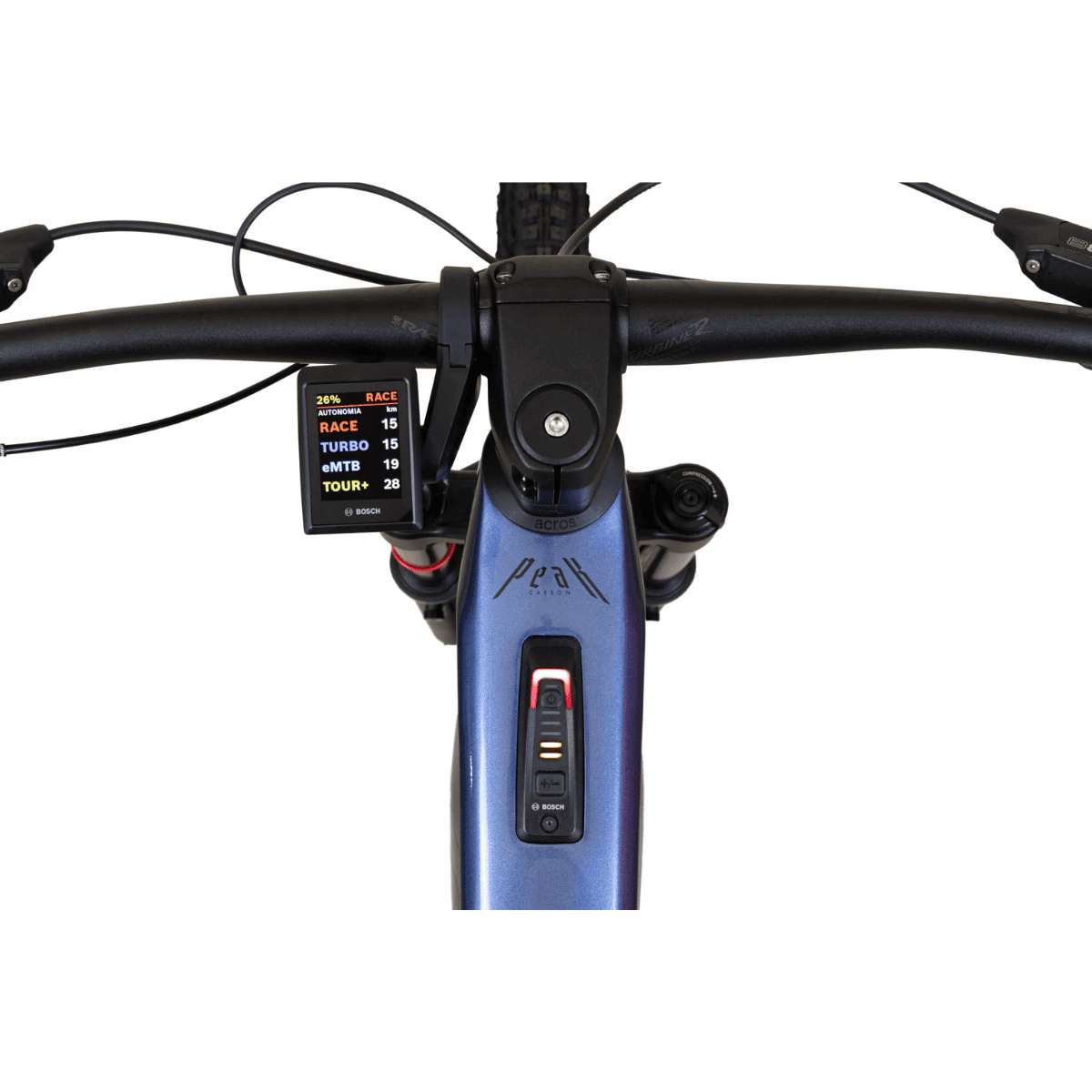 BIKE CALOI E-VIBE PEAK CARBON 12V COR AZUL