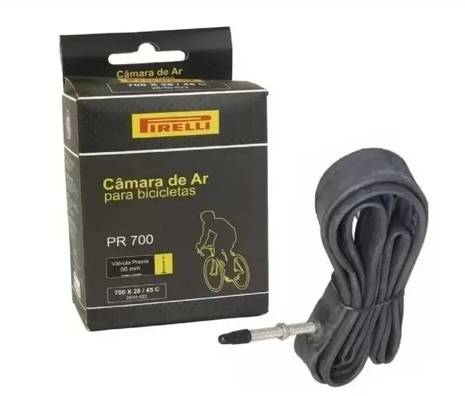 CAMARA DE AR PIRELLI 700X28/45 PRESTA 60MM
