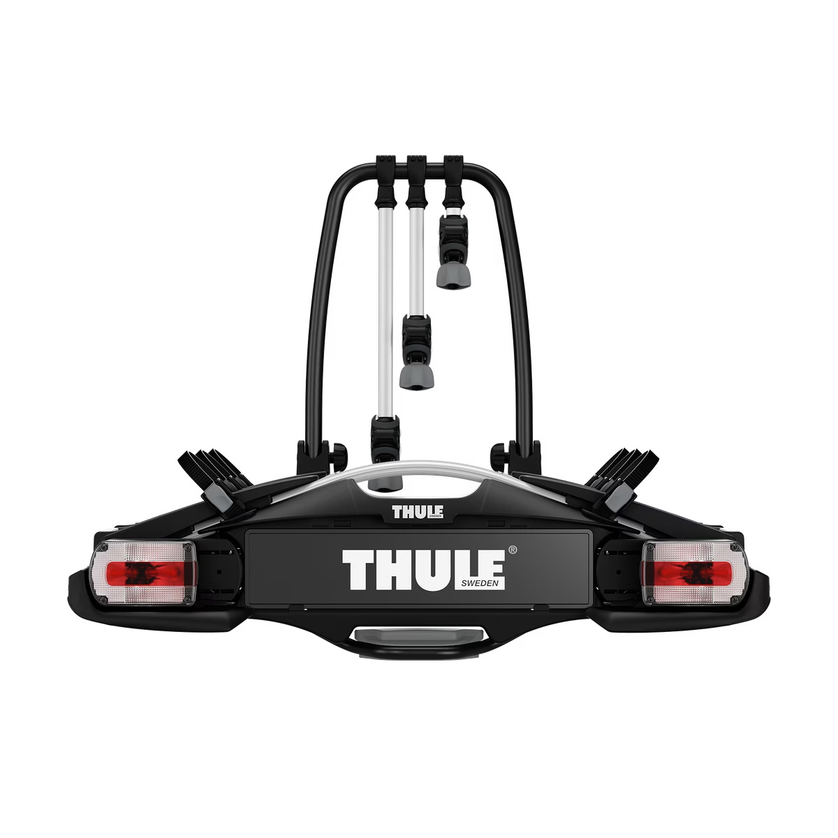 SUPORTE DE PLATAFORMA THULE VELOCOMPACT PARA 3 BICICLRTAS ENGATE DE 7 PINOS  Preto