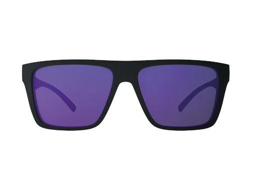 OCULOS HB FLOYD FILTRO 3 UV PRETO FOSCO C/ LENTE AZUL