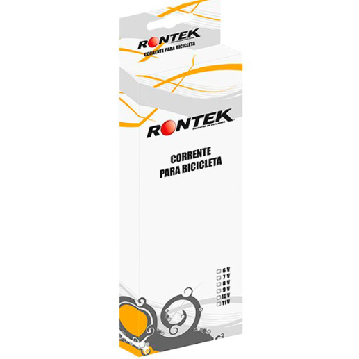 CORRENTE RONTEK 10 VELOCIDADES 116 ELOS 10V Cinza