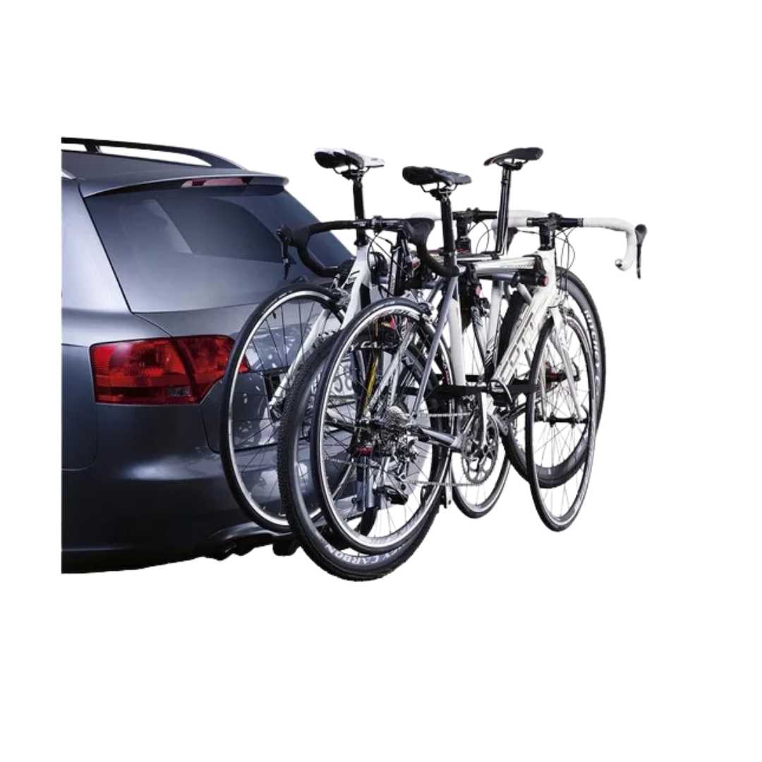 SUPORTE THULE HANGON INCLINAVEL ALUMINIO PARA ENGATE PARA 3 BICICLETAS  Preto