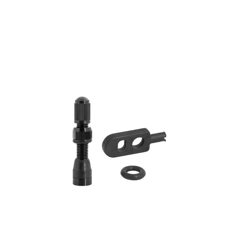 VALVULA RONTEK PARA TUBELESS SCHRADER 40MM PRETO
