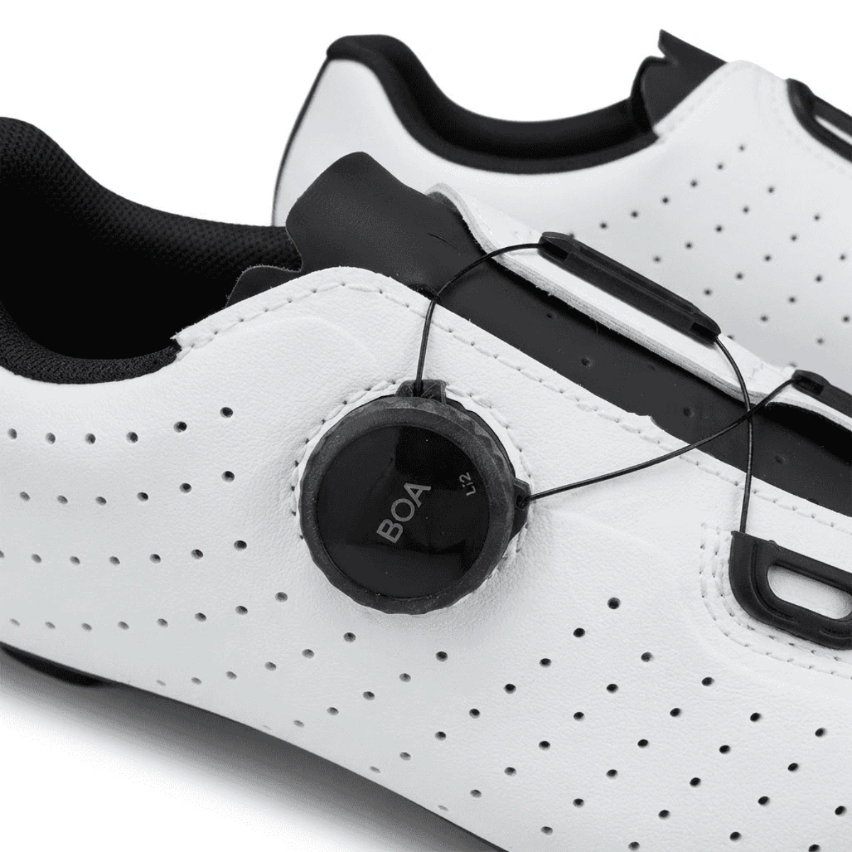 SAPATILHA FIZIK TEMPO R5 OVERCURVE BRANCA COM PRETO