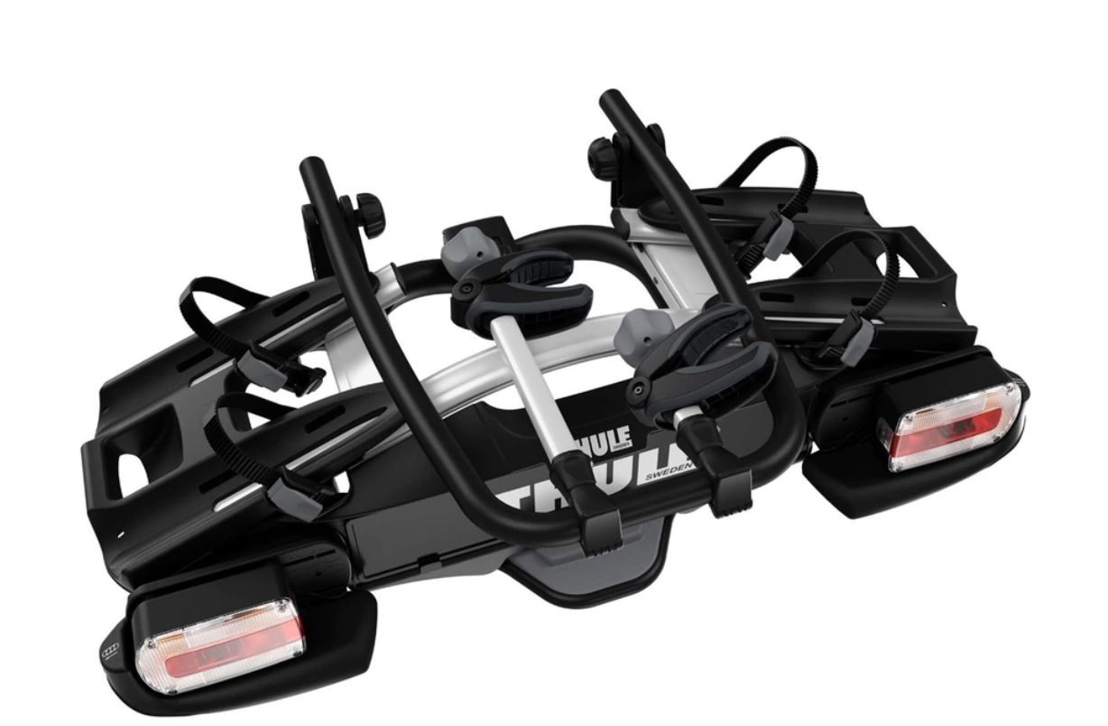 SUPORTE THULE VELOCOMPACT PARA 2 BICICLETAS PARA ENGATE  Preto
