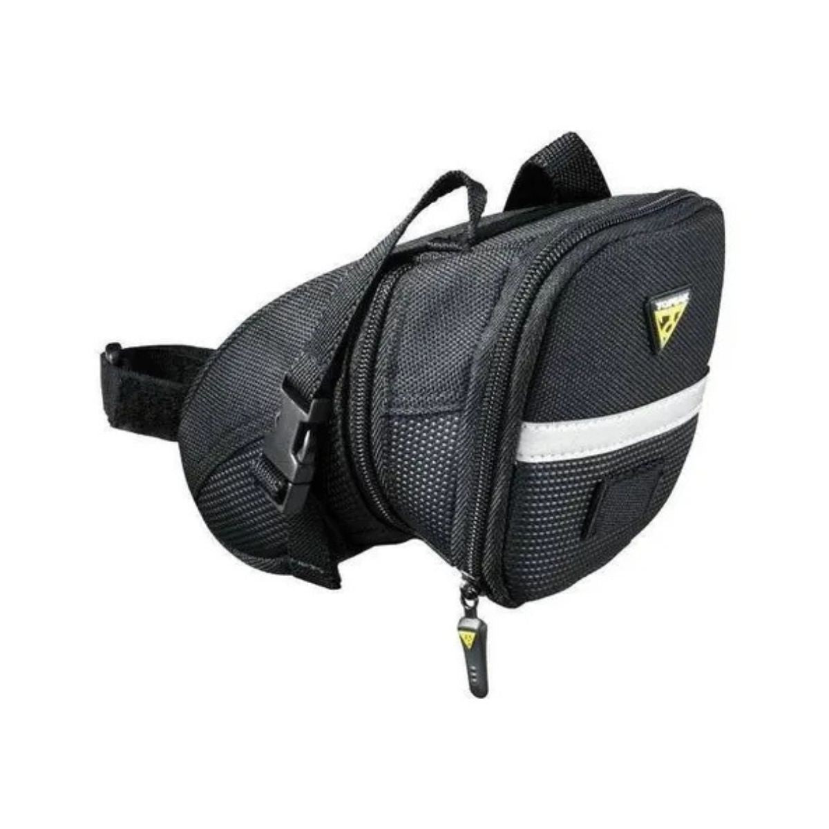 BOLSA DE SELIM TOPEAK AERO WEDGE PACK COM TIRAS MICRO Preto