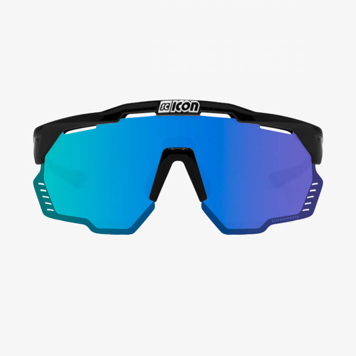 OCULOS SCICON AEROSHADE KUNKEN PRETO LENTE AZUL