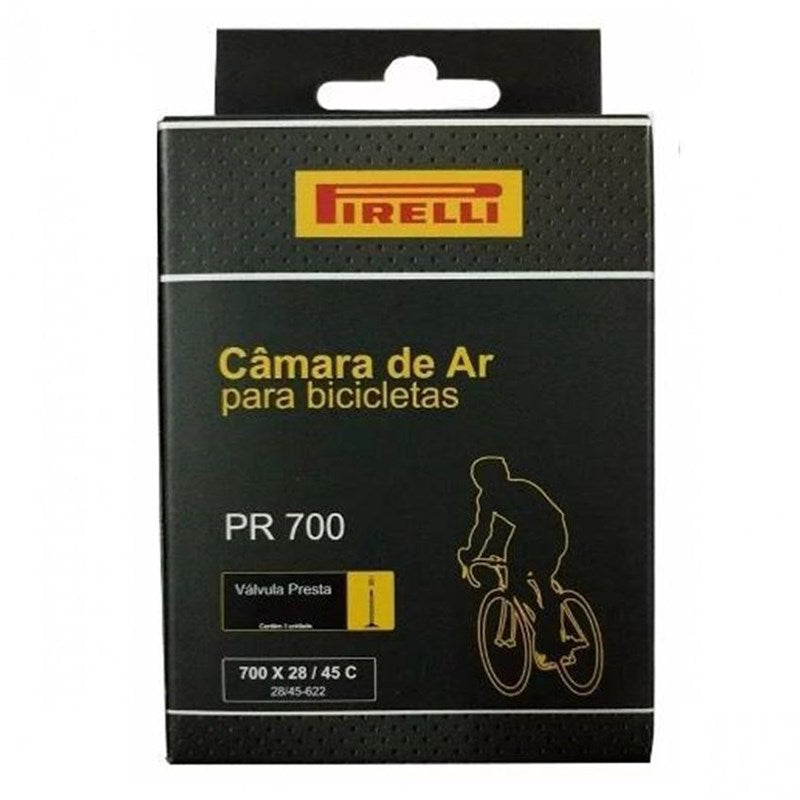 CAMARA DE AR PIRELLI 700 X 28/45C VALVULA PRESTA