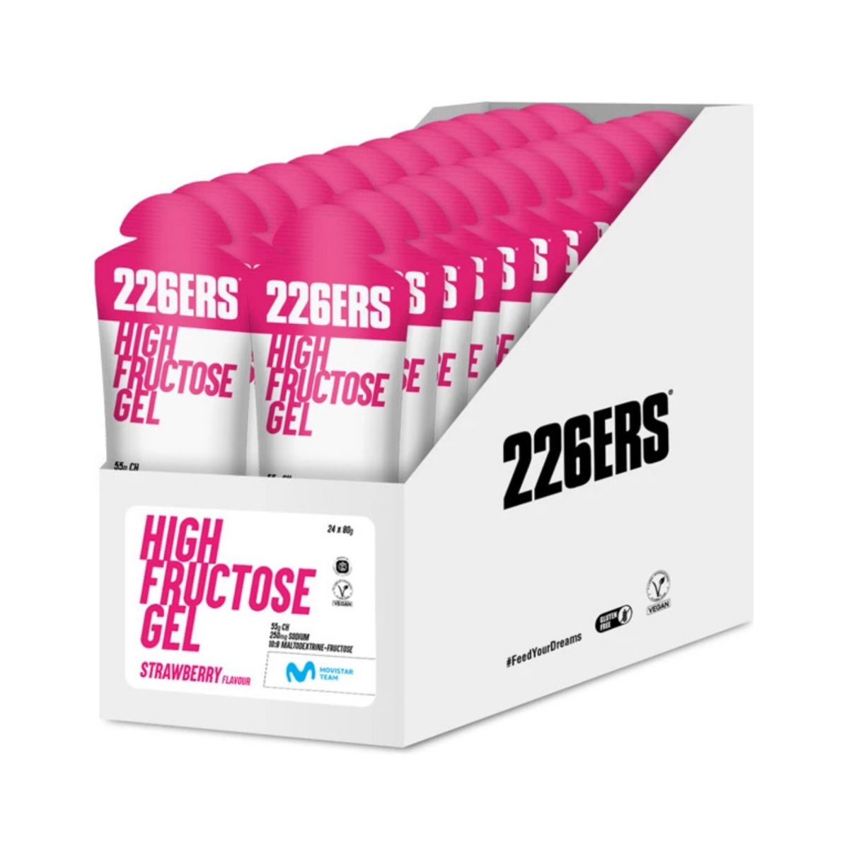 GEL 226ERS HIGH FRUCTOSE GEL 80GR MORANGO (FRESA)