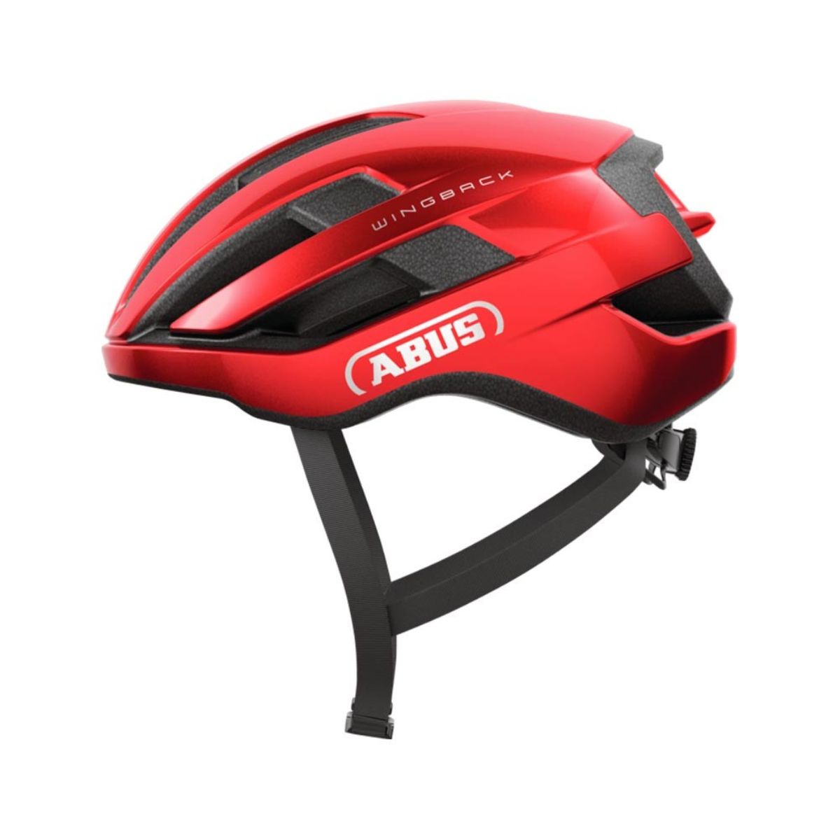 CAPACETE CICLISMO ABUS WINGBACK VERMELHO TAM M 56 - 58 CM