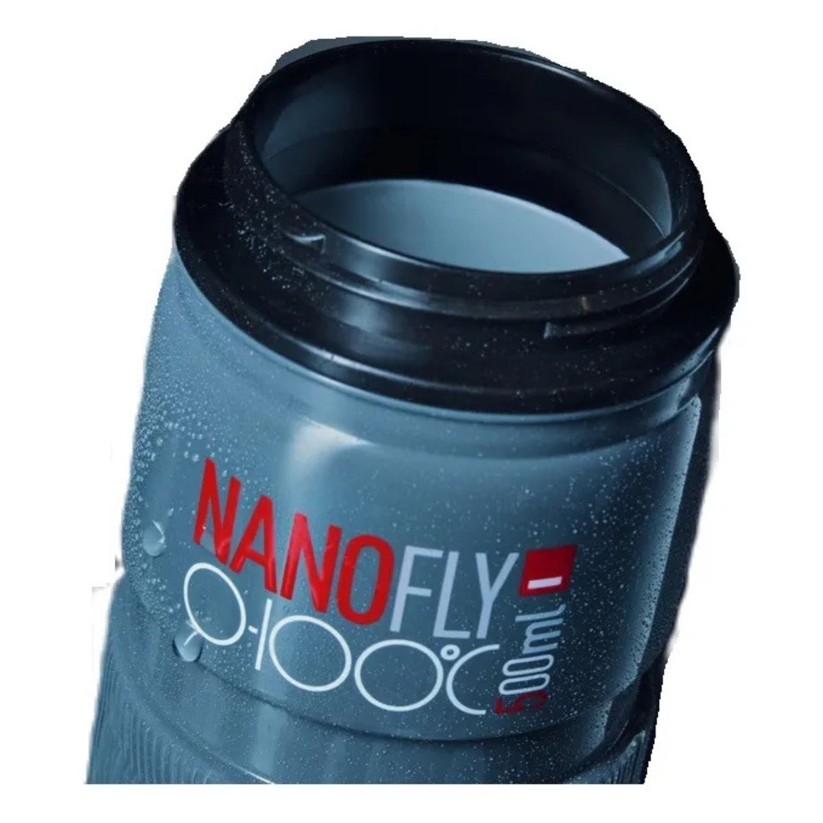 GARRAFA ELITE TERMICA NANO FLY 4H 500ML CINZA CLARO