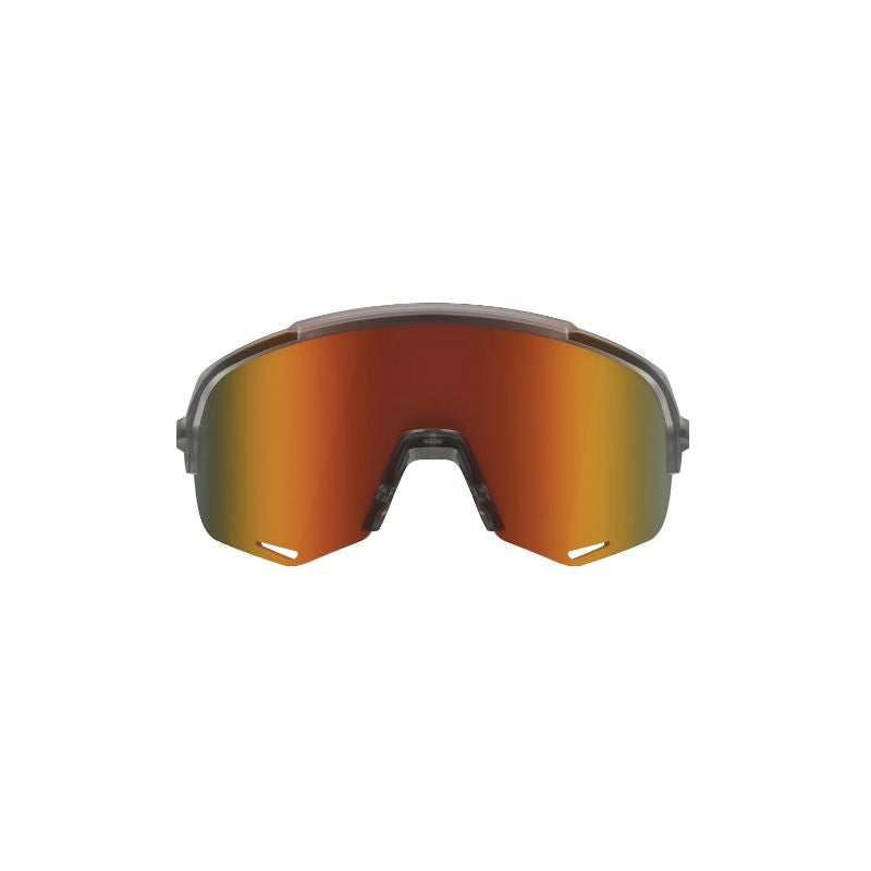OCULOS HB EDGE R FILTRO 3 UV CINZA/AMARELO FOSCO C/ LENTE LARANJA CROMADO