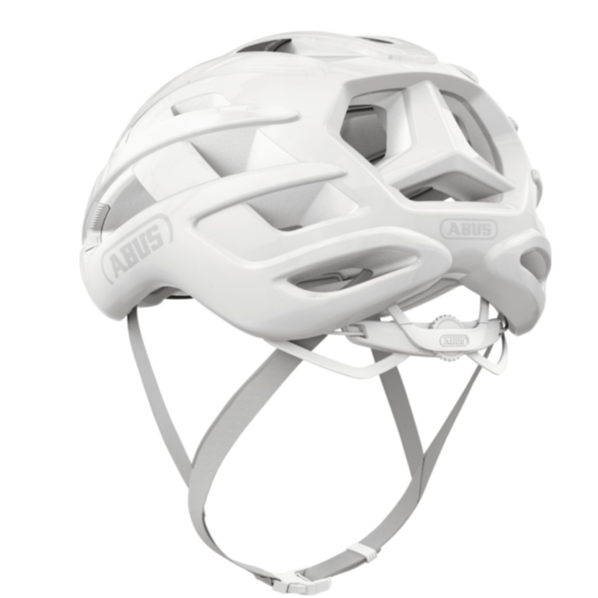 CAPACETE ABUS AIRBREAKER 2.0  BRANCO PURO TAM.M 54-58 CM CARBON