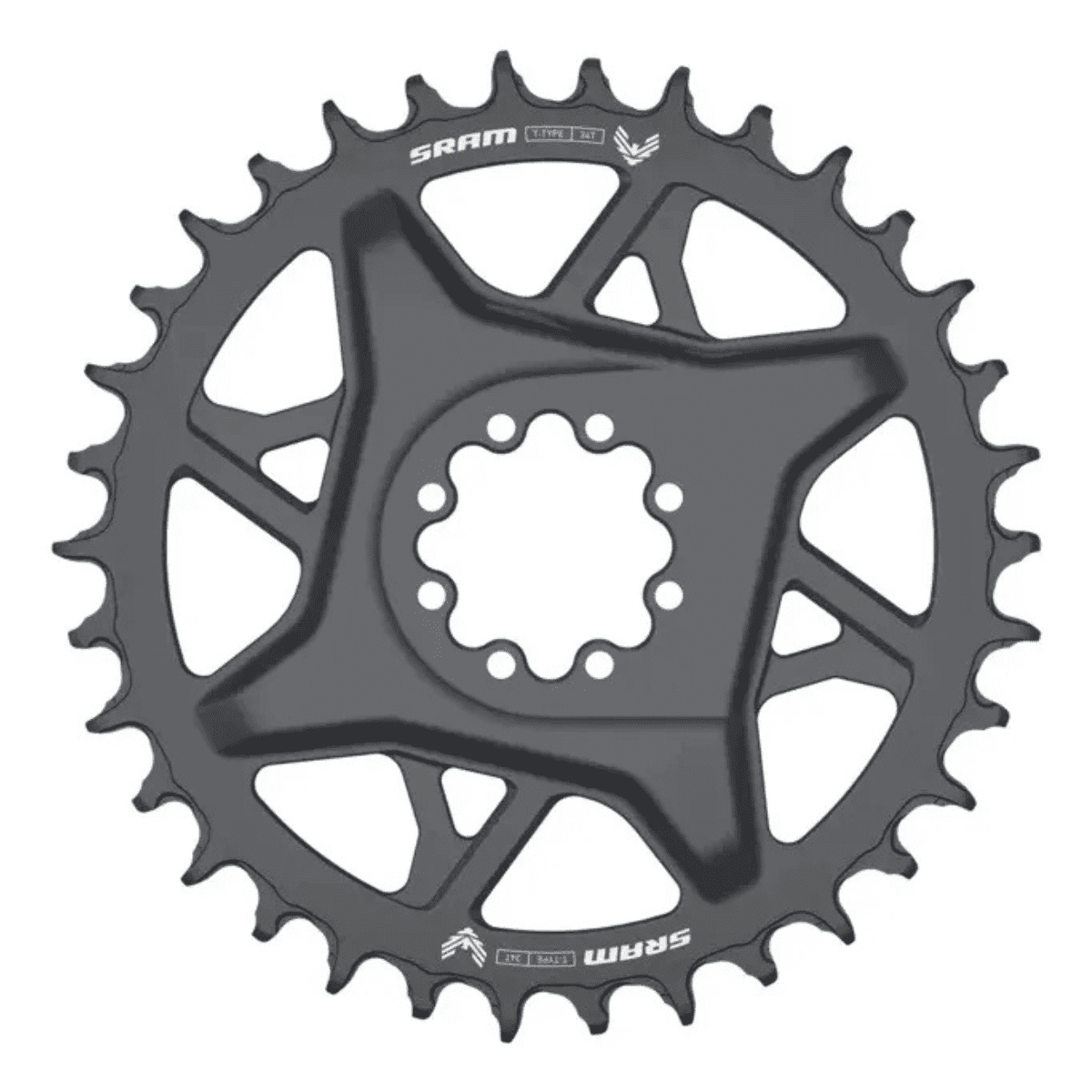 COROA SRAM GX T-TYPE EAGLE D1 34T 3MM OFFSET 12 VEL. DIRECT MOUNT (8 FUROS) POLAR ESCURO