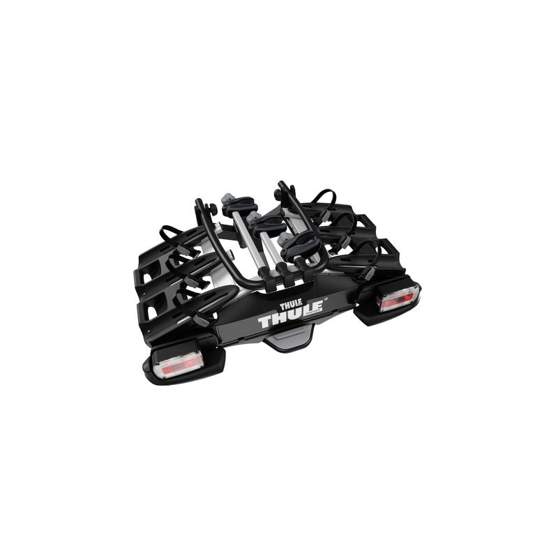 SUPORTE DE PLATAFORMA THULE VELOCOMPACT PARA 3 BICICLRTAS ENGATE DE 7 PINOS  Preto