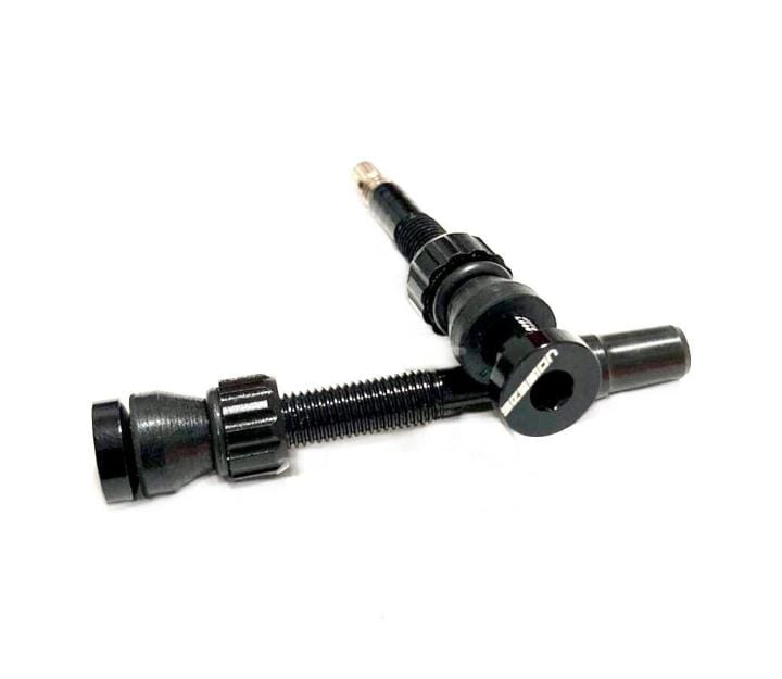 PAR DE BICO SESSION PARTS TUBELESS PRESTA ALUMINIO 65 MM