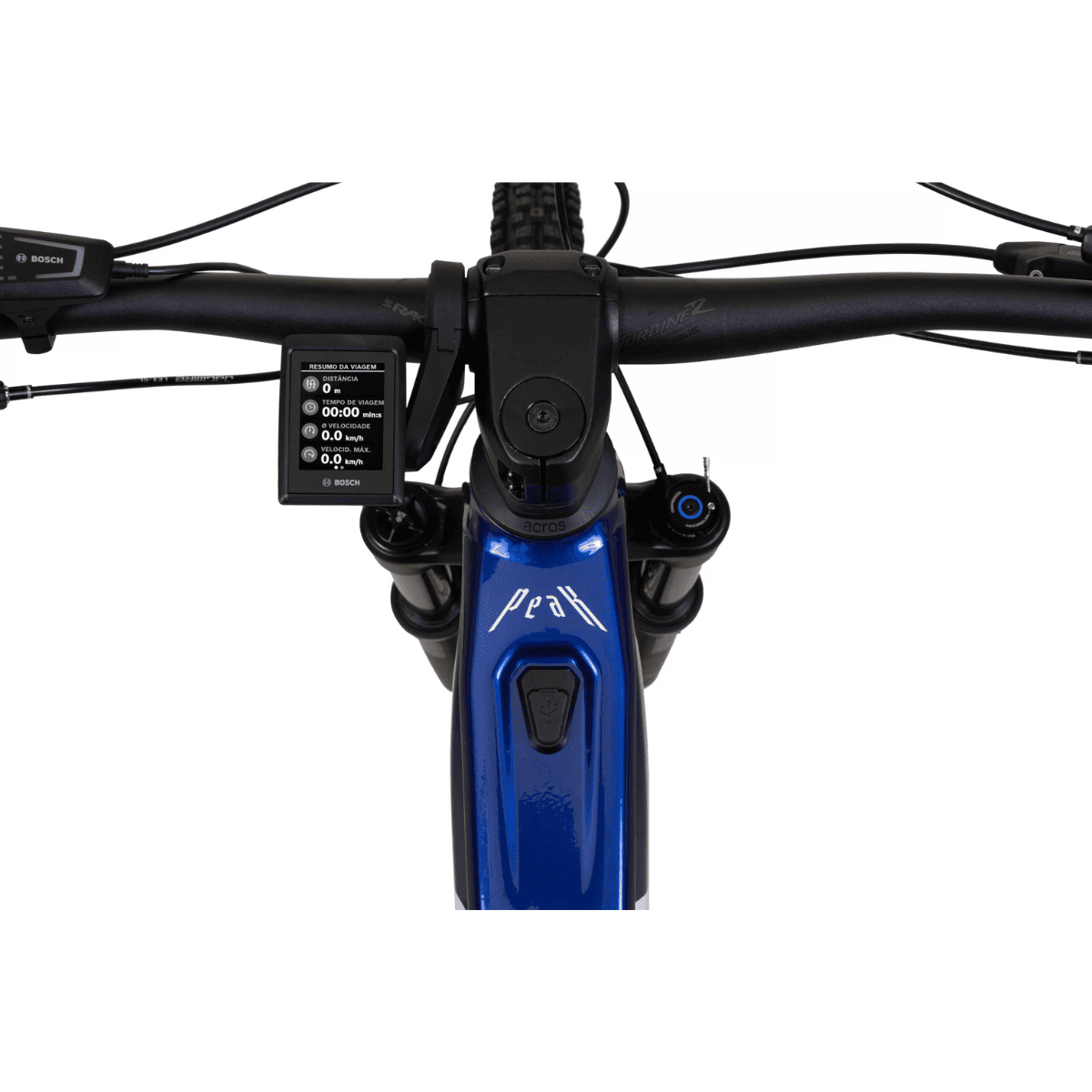 BIKE CALOI E-VIBE PEAK 12V COR AZUL/PRETO