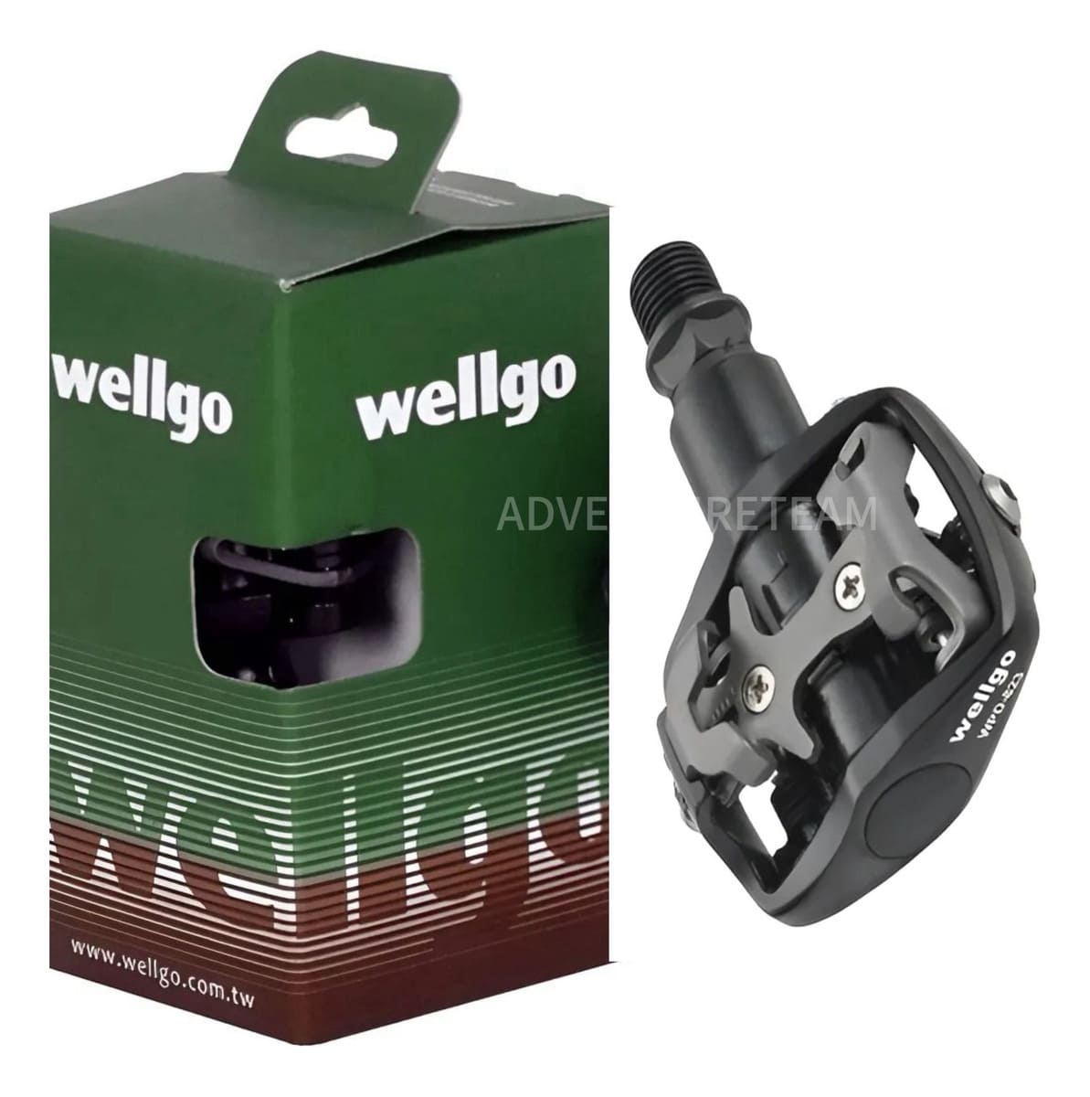 PEDAL WELLGO CLIP MTB WPD-823 PRETO 9/16.