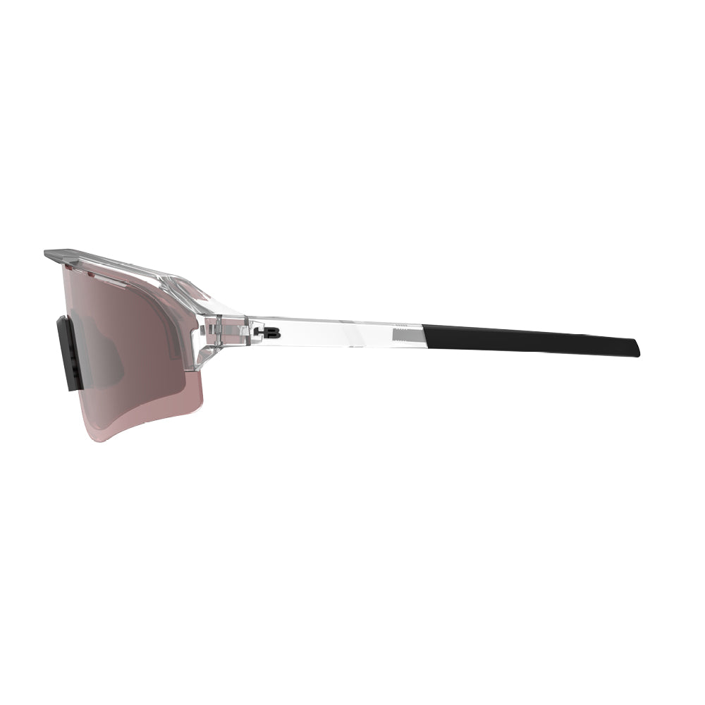 OCULOS HB EDGE S GLOSS CRYSTAL/NOSE M BLACK AMBER