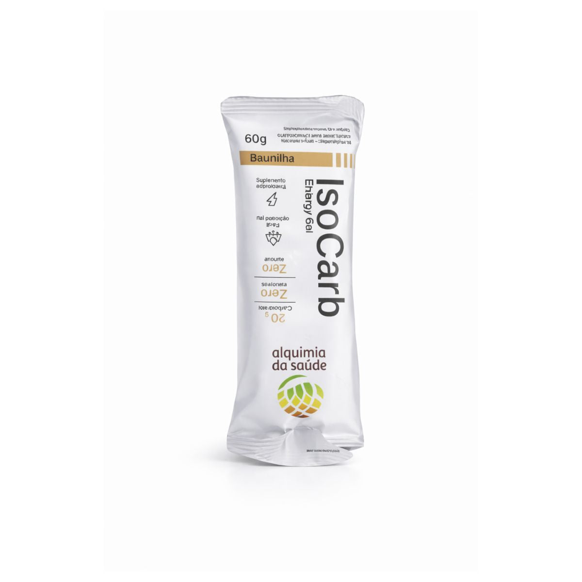 ISOCARB GEL ALQUIMIA DA SAUDE 1 SACHE SABOR BAUNILHA