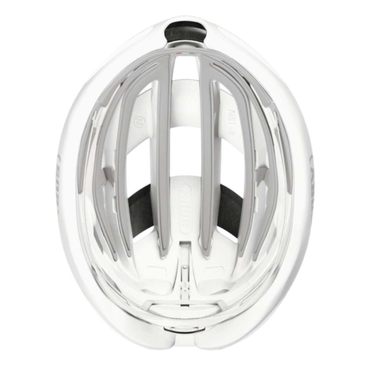 CAPACETE ABUS AIRBREAKER 2.0  BRANCO PURO TAM.M 54-58 CM CARBON