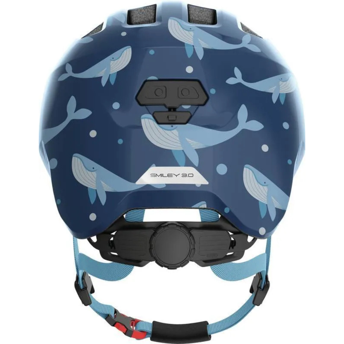 CAPACETE CICLISMO ABUS SMILEY 3.0  AZUL BALEIA TAM M