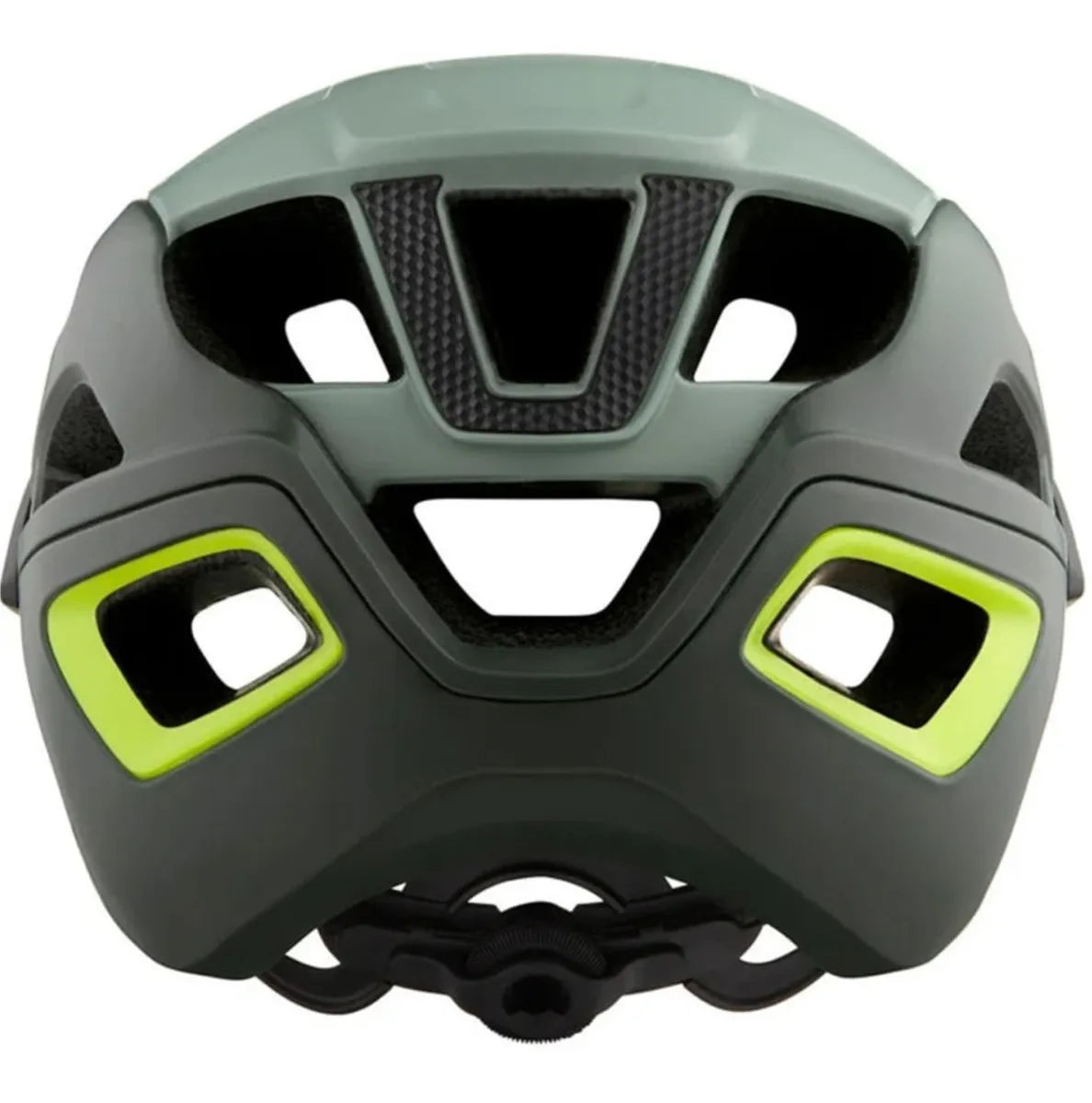 CAPACETE MTB JACKAL TAM M COR VERDE ESCURO/AMARELO
