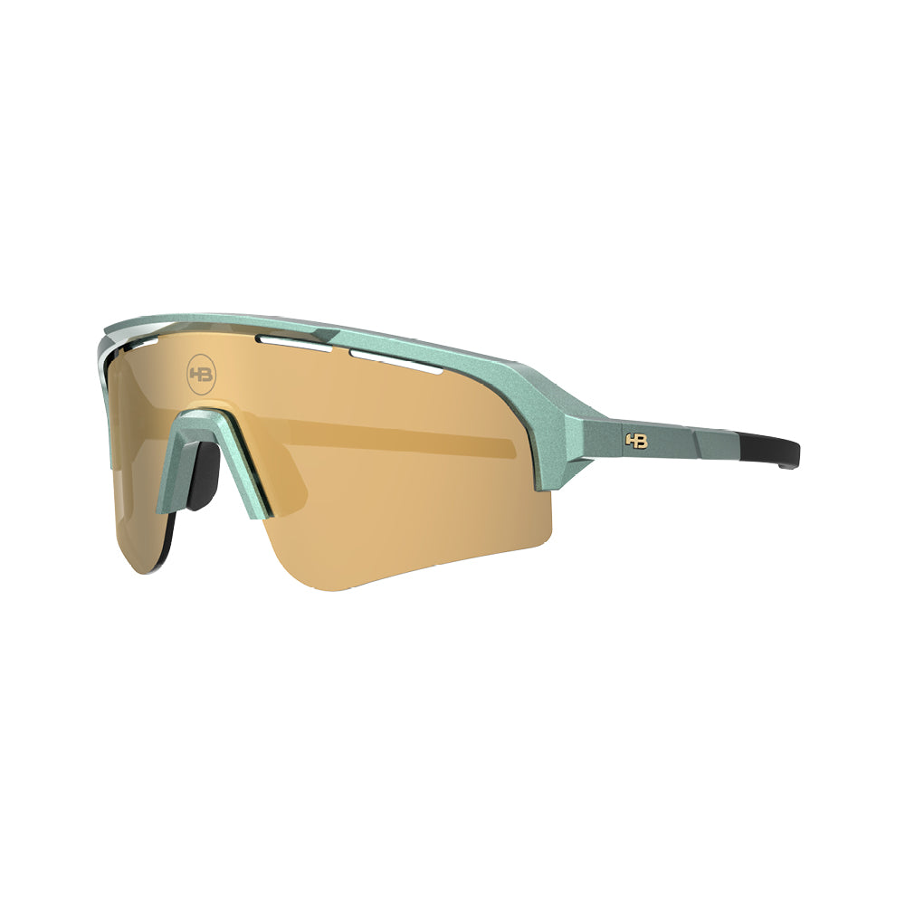 OCULOS HB EDGE S M METALLIC GREEN GOLD CHROME